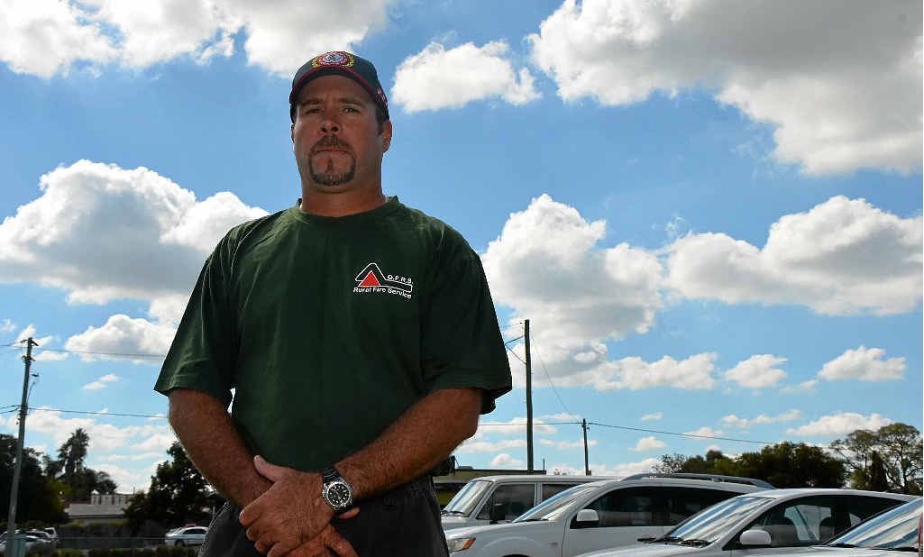 Craig Cox, Greymare Rural Fire Service. Photo Emma Boughen / The Bush Telegraph